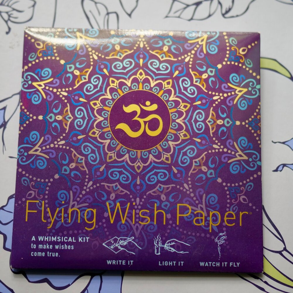 Flying Wish Paper Hux Creative Write It Light It Watch It Fly Whimsical Kit 5"